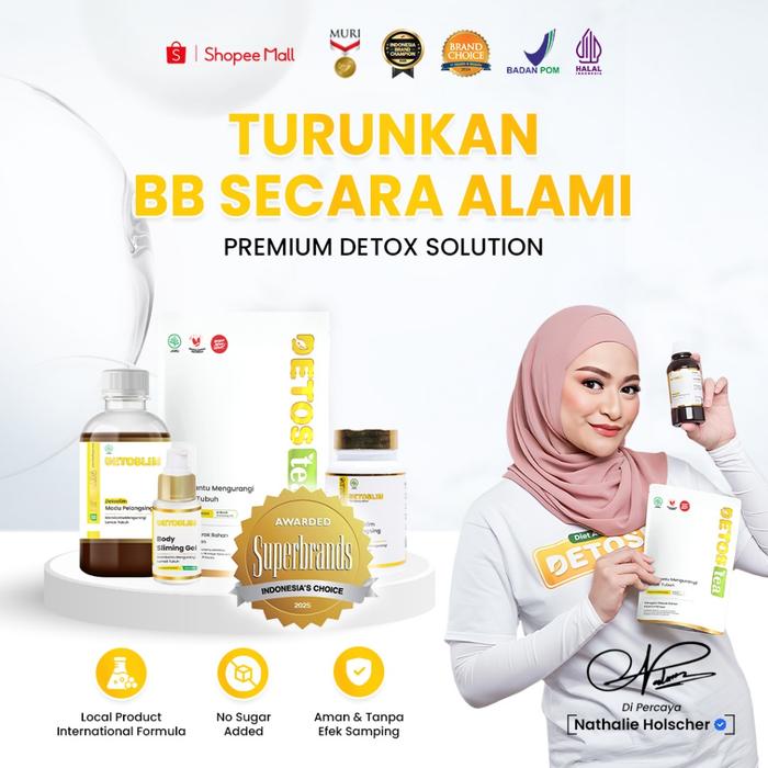 Detoslim Variasi Kapsul Detoslim + Madu Detoslim + Body Gel Detoslim + Teh Detoslim | Diet Detoslim