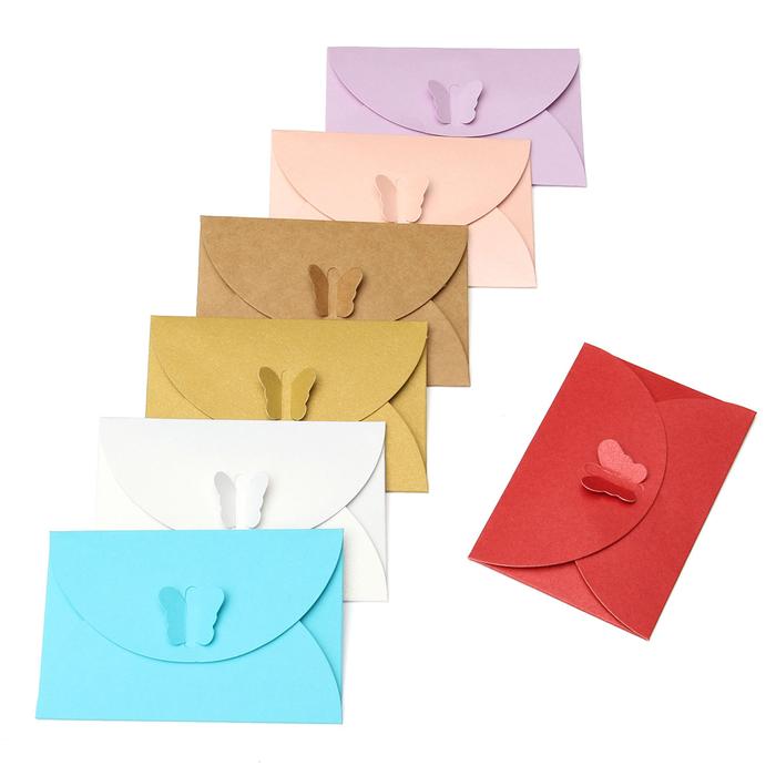 10 Buah/Lot Amplop Kertas Antik untuk Set Surat-surat Amplop Surat