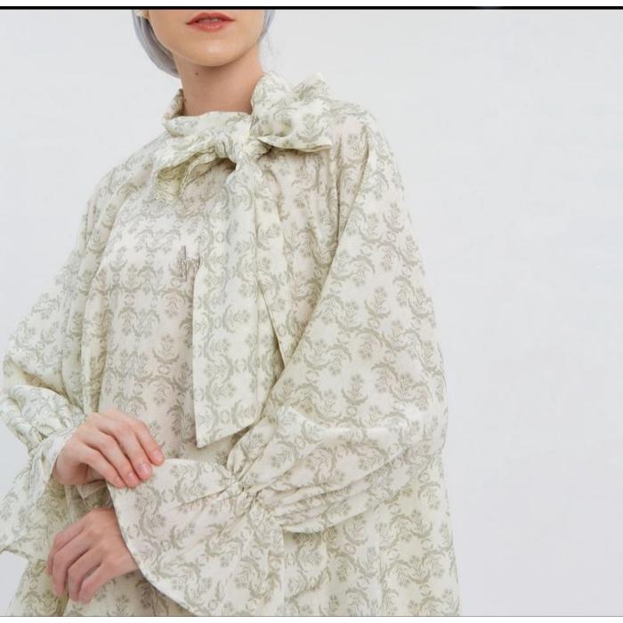 Terbaik Hijabchic Ghayda Sage Top Gaydha Sage