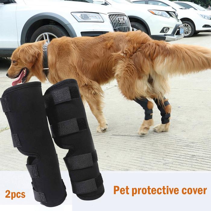 Pelindung Cedera Lutut Kaki Anjing Kucing Dog Leg Support Cover Kaki Anjing Patah Tulang