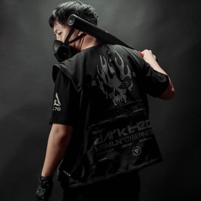 Kremlin Vest Tactical Techwear Hitam - Dark Tech