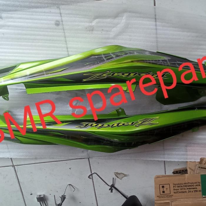 bodi belakang Yamaha Jupiter z robot tahun 2010 hijau plus striping OSEAN