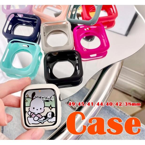 TT27 - Soft Case Smartwatch T500 i8 Bumper Pelindung T55 Ultra Silikon iWatch 9 8 7 6 SE Apple Watch