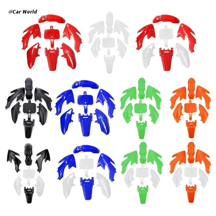 6XDB Full Plastic Fairing Set Body Kit  For CRF50 XR50 50cc 70cc 90cc