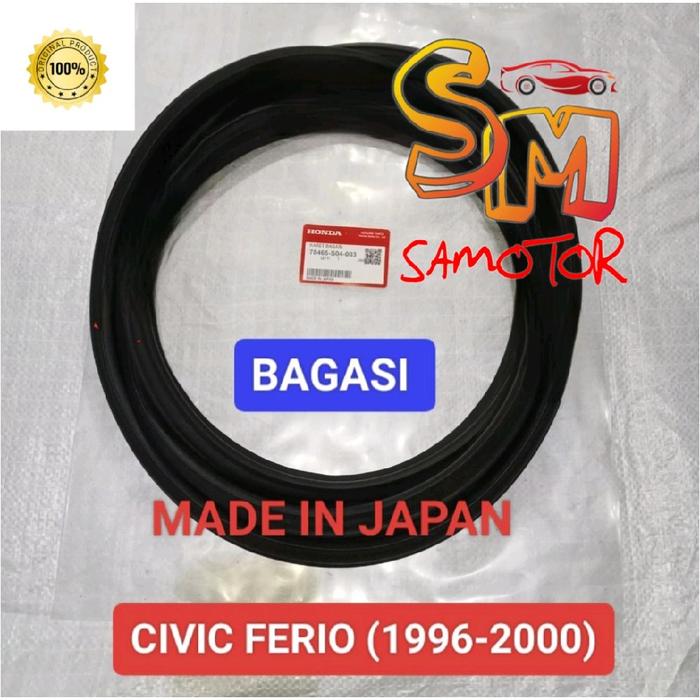 Karet pintu bagasi Civic ferio 1996-2000 Asli japan