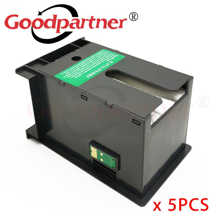 5X T6711 L1455 Ink Maintenance Box for EPSON WF 7610 7620 7720 7110