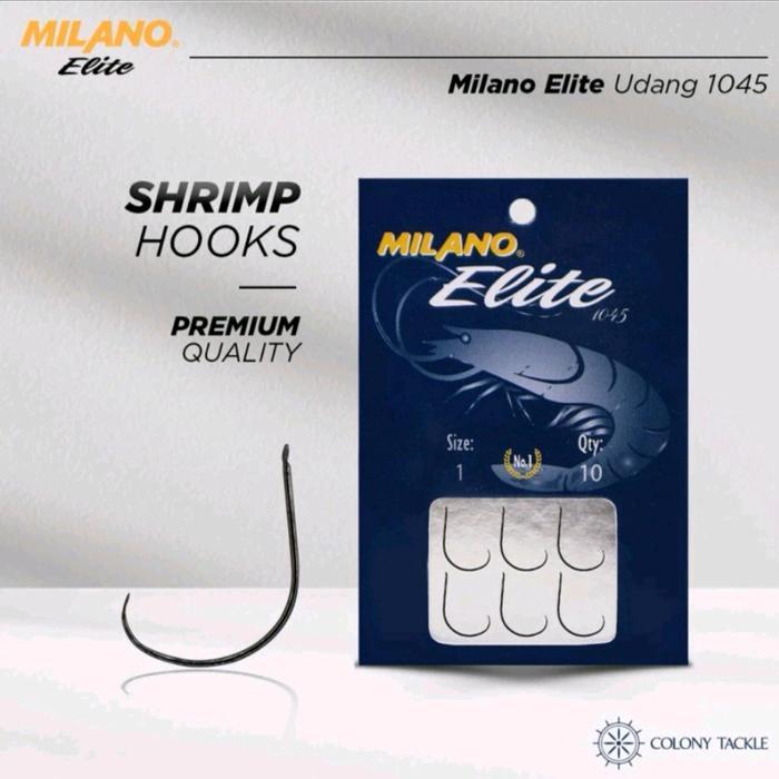 kail udang milano shrimp hook - No 1