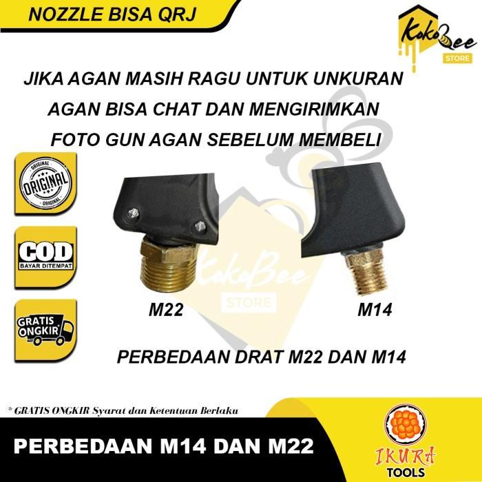 IKURA TOOLS Gun Washer Jet Cleaner Tembakan Penyemprot Alat Mesin Cuci Steam High Pressure Cleaner -