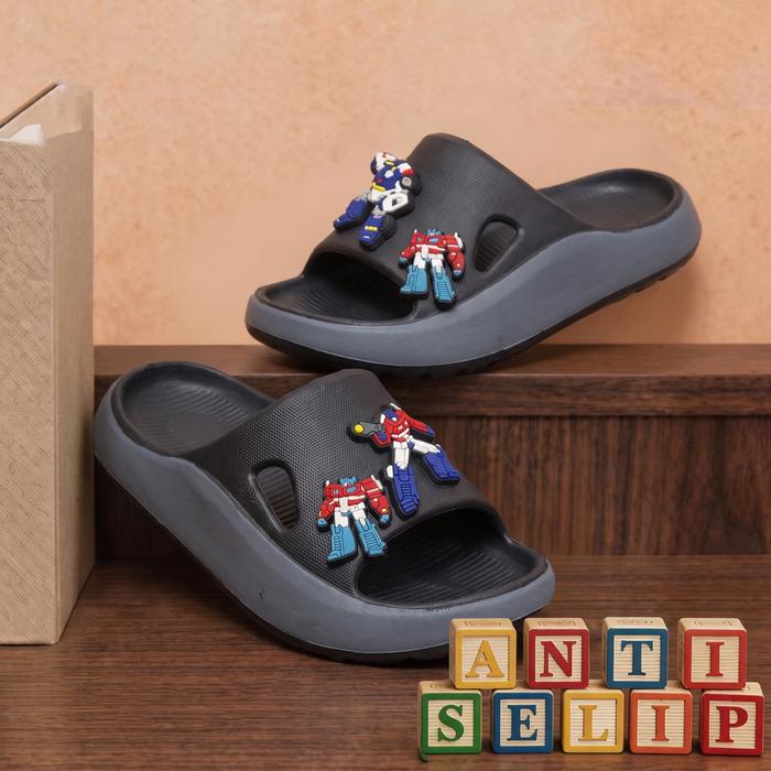 Transformers Sandal Anak Laki Laki Optimus Prime Convoy sandal selop anak anak Bumblebee sendal anak