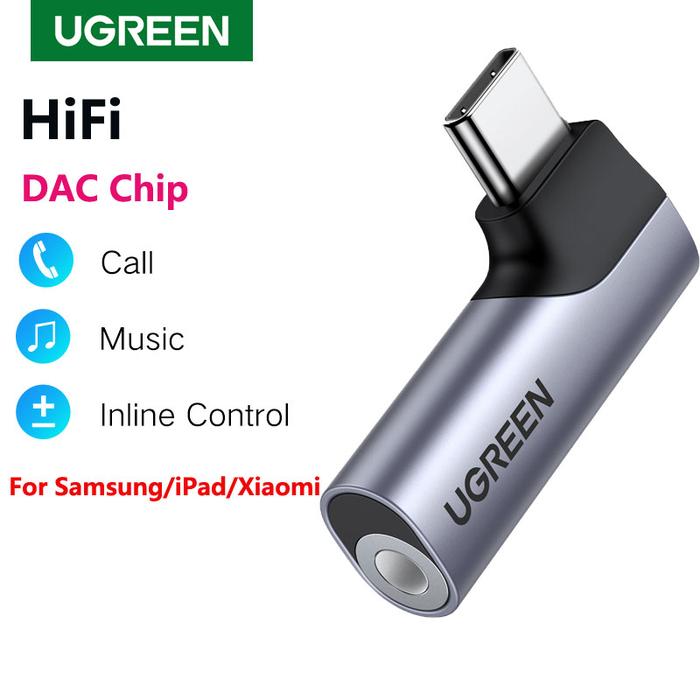UGREEN USB C to 3.5mm Audio Headphone For Samsung Galaxy A52s S22 S21