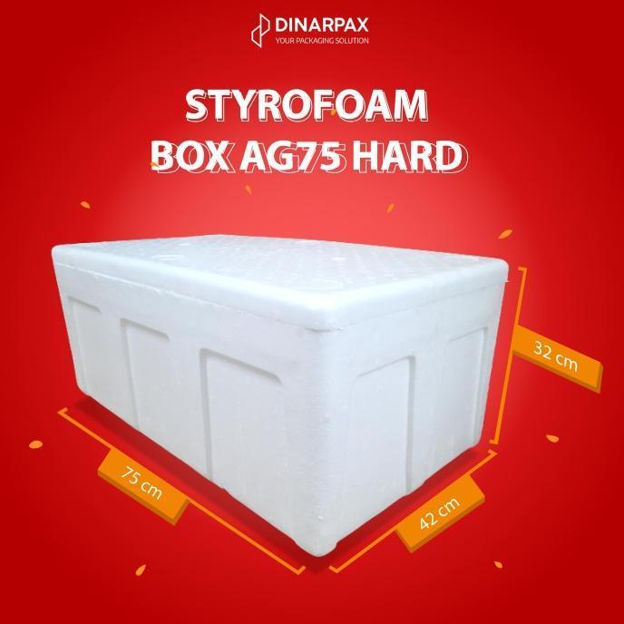 (Cooger) Styrofoam Box Besar Ag 75 Ag75 Hard / Styrofoam Dinarbox / Cargo Box