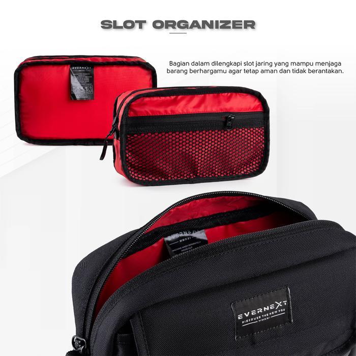 Eiger - EVERNEXT - Tas Selempang Pria Sling Bag Darez Pouch Bag Pria Tas Selempang Mini Pria