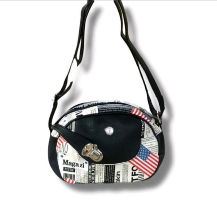 tas ifa dahsyat warna putih hitam belang