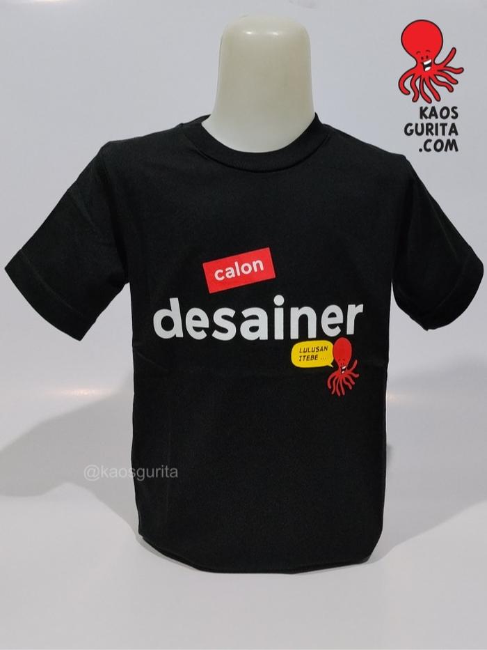 Kaos Anak "Calon Designer" ORIGINAL