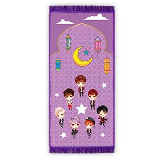Sajadah Anak Karakter BTS Karakter Kado Hadiah Ultah Souvenir Kelulusan Juara Naik Kelas Ulang Tahun