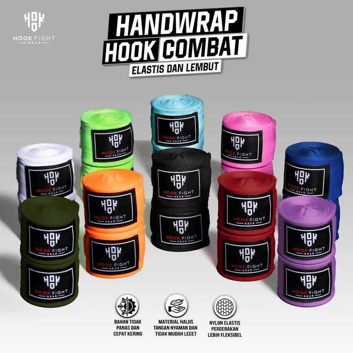 HANDWRAP HOOK FIGHT GEAR, BOXING WRAP, HAND WRAP MUAY THAI HOOK