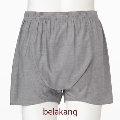 Muji Organic Cotton Front Open Trunks Men - Boxer - Underwear #Gratisongkir