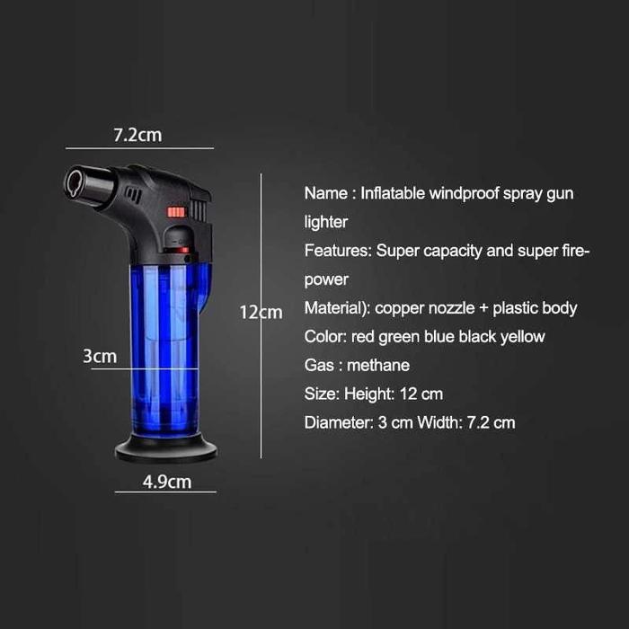 Korek Api Jumbo Blow Torch Jet Gas Butane Anti angin Survival matches/firetric korek api gas - torch