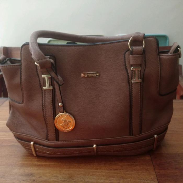 Tas Handbag Cokelat merek Beverly Hills Polo Club
