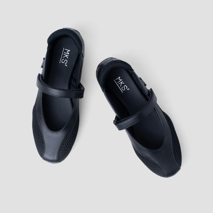 MKS Shoes Bruna Flat Shoes Black