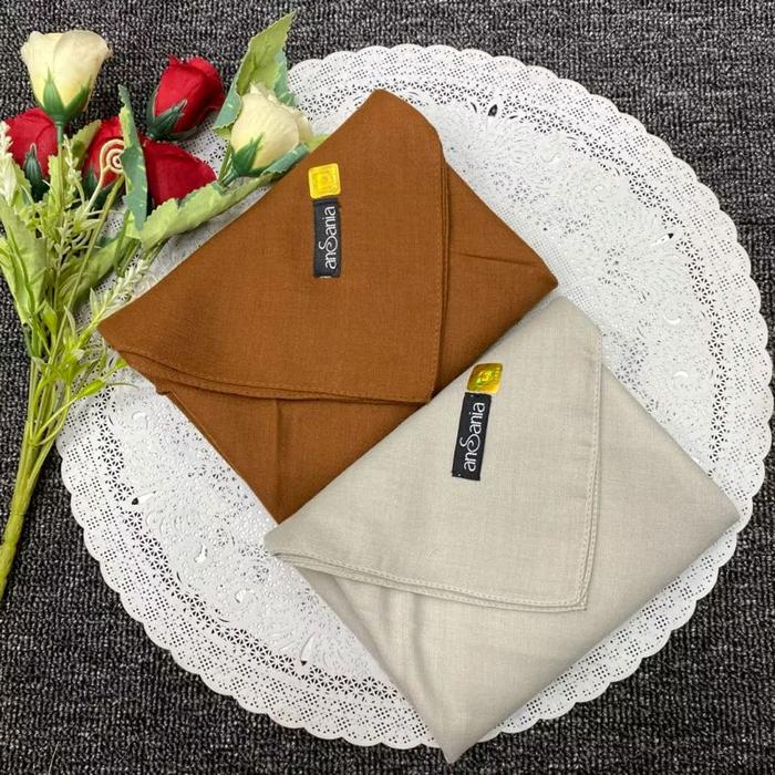 AnSania BASIC VOAL ANSANIA DAN UMAMA HIJAB MODEL TERBARU Dengan Pilihan Warna Coklat dan Beige