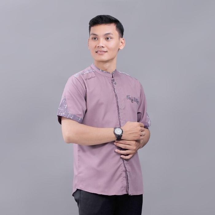 GOJEK Baju Koko Pria Lengan Pendek Original El Rumi Motif Yisunsin **