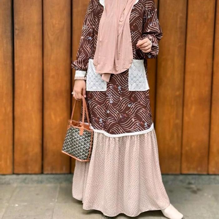 Gamis Eazystyle Nafisa Daily Dress Gamis Eazy Terbaru Original