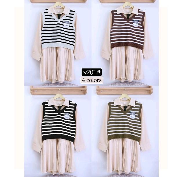 Tunik codoray mix vest rajut import