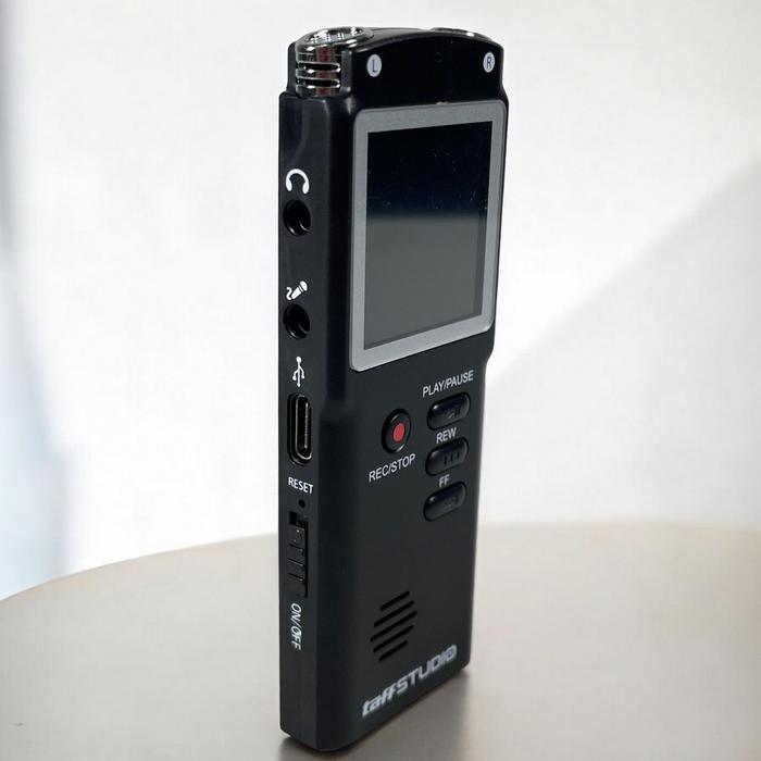 Perekam Suara Digital Voice Recorder 8GB - OMSKGYBK Black