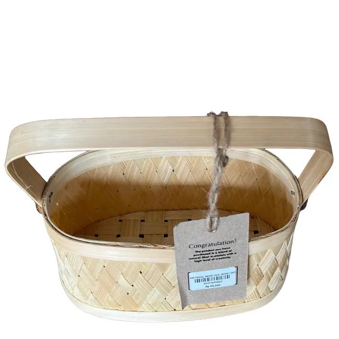 Box parcel bambu oval gedek