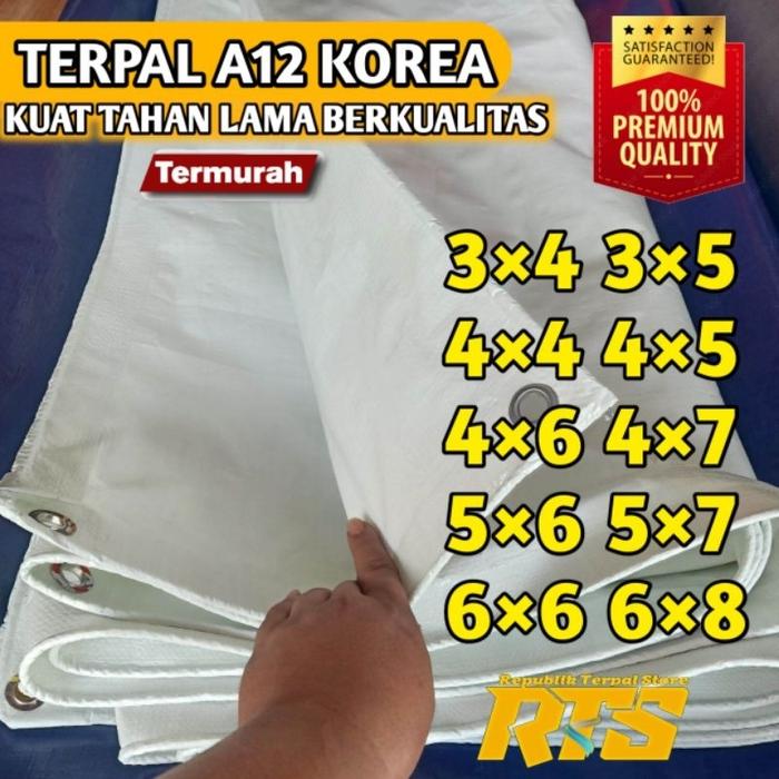 TERPAL A12 KOREA PUTIH PREMIUM