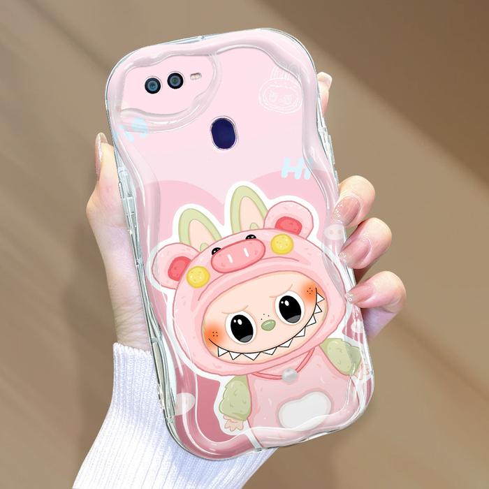 OPPO F9 F11 F23 5G Untuk Mode Krim Phone Case Lembut Casing Cover Imut Handphone Softcase Kartun Hp