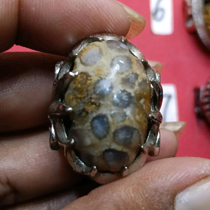 batu akik mustika bunga teratai