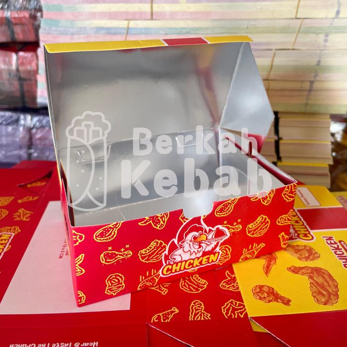 Safitiri Box Fried Chicken  Berkualitas | Kemasan Fried Chicken | Bungkus Fried Chicken