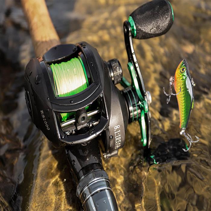 Best Baitcasting Reel BS2000 8.1:1 High Speed Spare Spool Reel