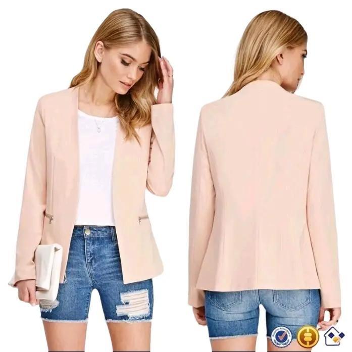 jas blazer wanita/jas formal.jas kekinian/outfit keren/jas kantor Slimfit Casual High Tangan Kerja T