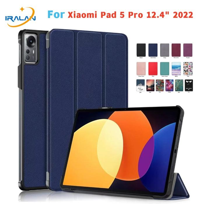 For Xiaomi Pad 5 Pro 12.4 Case 2022 Shockproof Flip Stand Tablet
