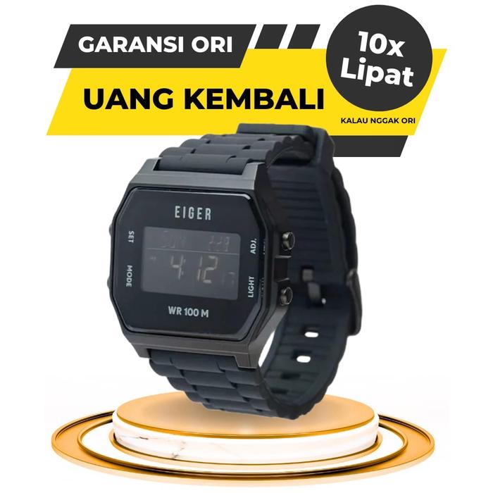 Jam Tangan Eiger Watch Digital Provo Jam Eiger Pria Cowok Jam Wanita Cewek Original