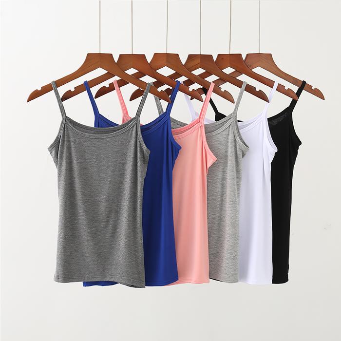 6 PCS tanktop wanita tali kecil / tanktop murah / tanktop korean style / kaos singlet wanita / tangt