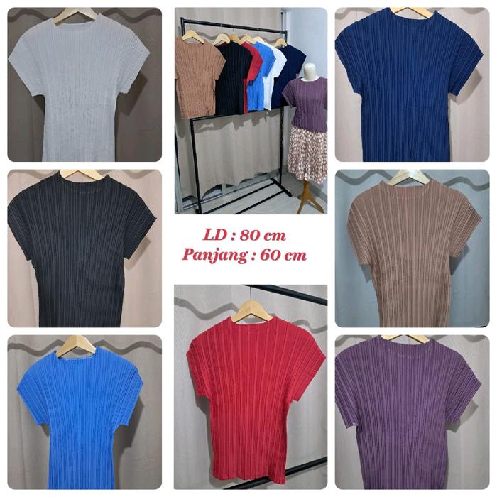 Blouse plisket premium bangkok