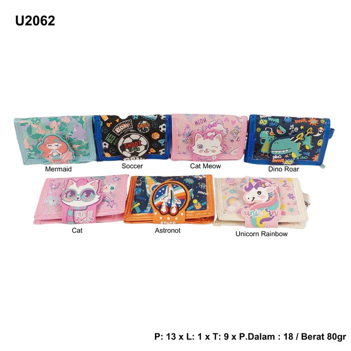DOMPET LIPAT 2 KARAKTER KIDS - U2062
