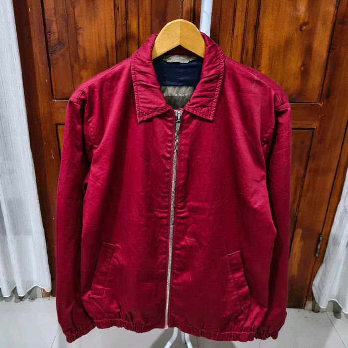 work jaket zara man warna merah