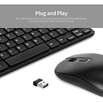 Paket Keyboard Wireless+ Mouse Wireless Set Gkm901