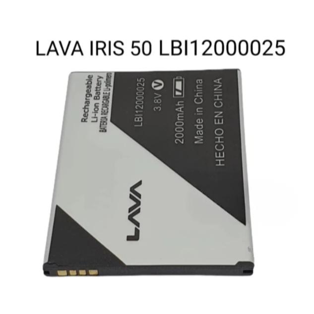 Battery Batre Baterai Lava Iris 50 Battery Lava 50 Lbi12000025 Original 99