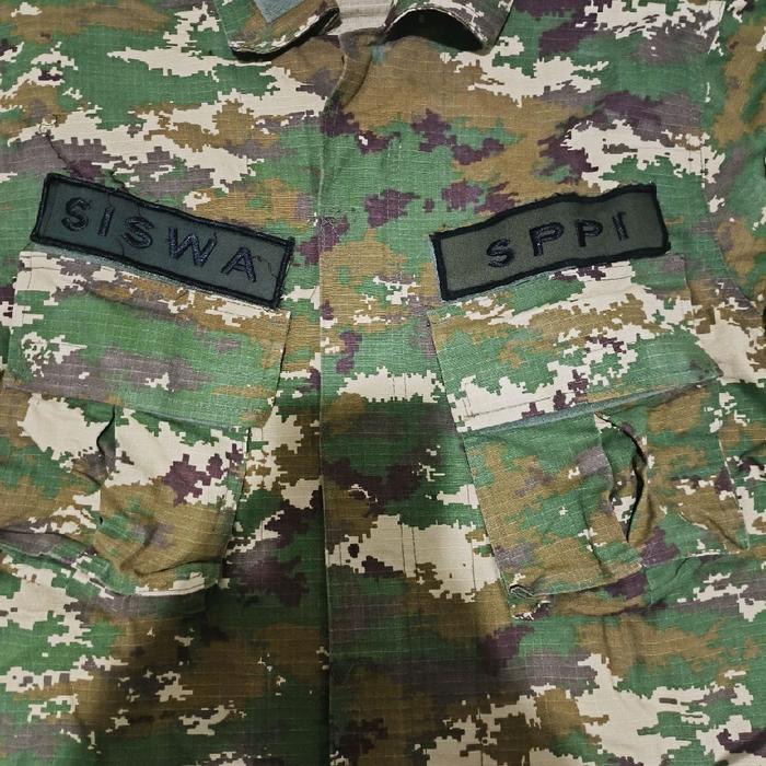 Baju dan Celana PDL Komcad SPPI Ukuran L dan XL TNI Loreng Original 2026