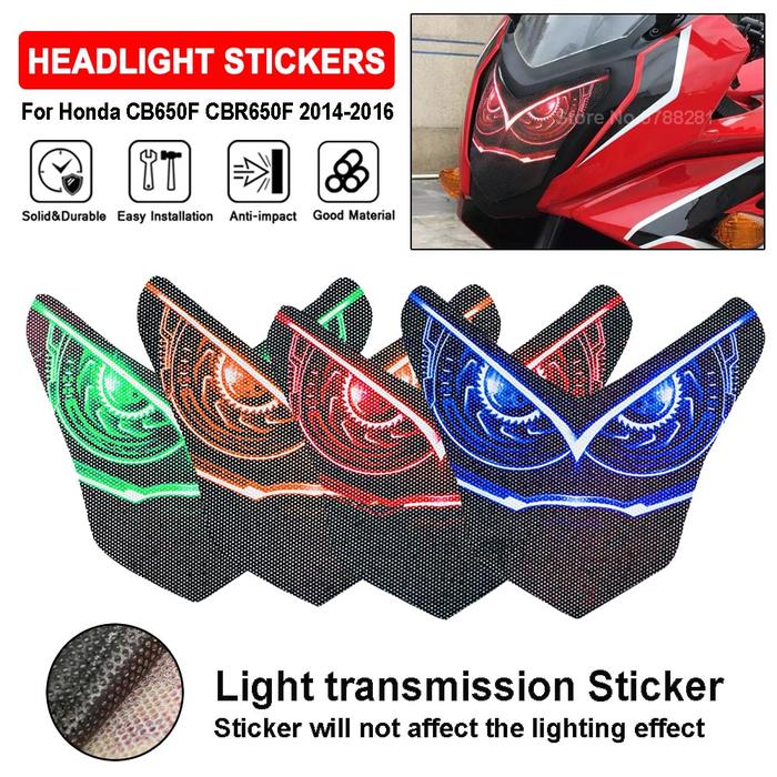 Headlight Stickers For HONDA CBR650F CB650F CBR 650F CB 650 F