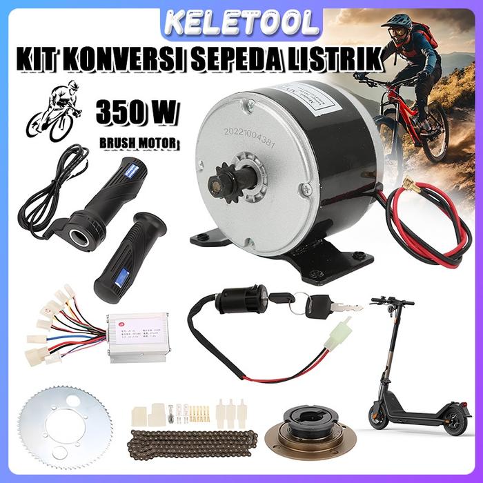 ⭐COD⭐MY1025 220W  Brushed Dinamo sepeda listrik  Mesin motor High-Speed 11 Gigi 250W-350W 2750RPM  P