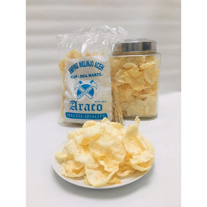 Termurah!! Emping Melinjo Aceh Super Tipis Asli Langsung dari Aceh Cap Dua Martil Araco SPECIAL