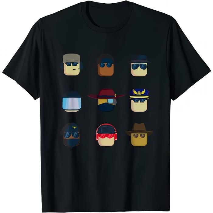 Amber's Baju Kaos Anak dan Dewasa 24s Unisex Tower Defense Simulator Frontline Defenders T-Shirt Cot