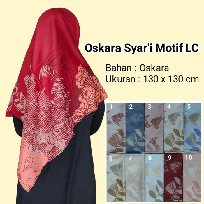 Q㊛Um Segiempat Syari 130X130 Jilbab Umama Kerudung Hijab Segi4 Jumbo Motif K❤1P